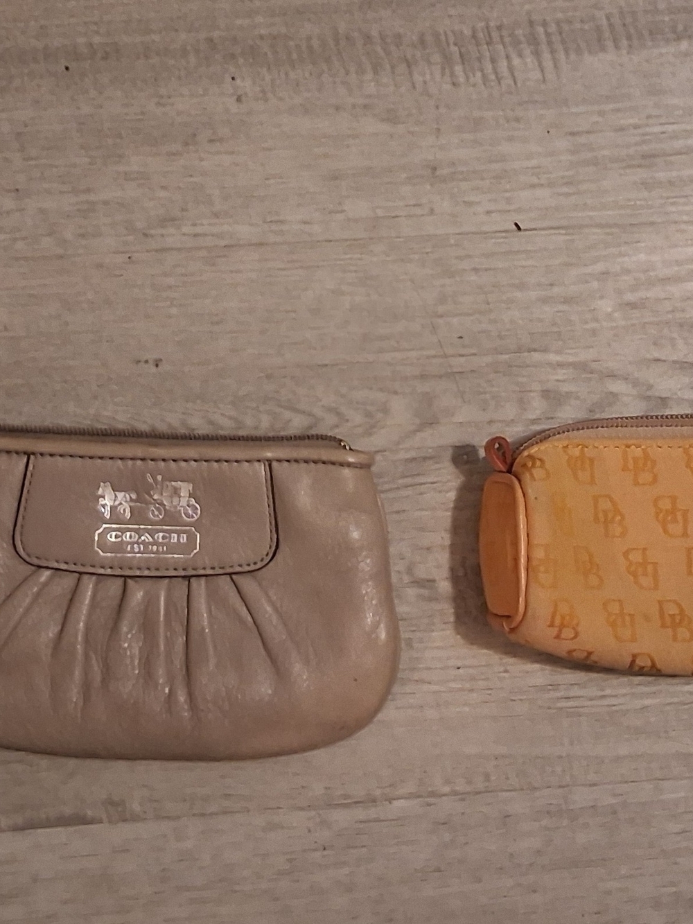 Coach Wristlet & D&B Cosmetic Pouch